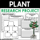 Plant Research Report Template - Ideal for Grade 3 Science