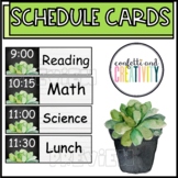 Plant Schedule Cards