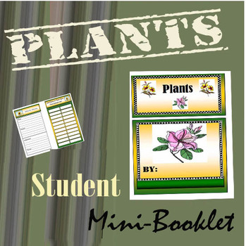 Preview of Plant Science Mini Booklet Growth and Changes in Plants PDF