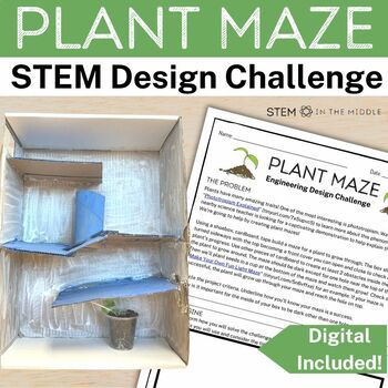 Preview of Plant Science STEM Activity - Plant Maze Spring STEM Challenge