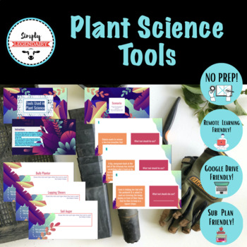 Preview of Plant Science Tools- Vocab & Scenarios: Horticulture, Agriculture- No-Prep!