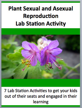 Preview of Plant Sexual and Asexual Reproduction - 7 Engaging Lab Stations