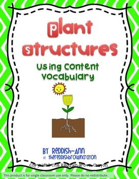 Preview of Plant Structures: Using Content Vocabulary
