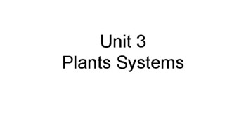 Preview of Plant Systems-Roots, Stem, Leaves, Flower Parts Slideshow