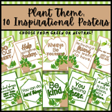 Plant Theme Classroom Decor: 10 Inspirational Posters- 2 C