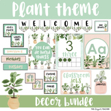 Plant Theme Classroom Decor Bundle Botanical Greenery Bund