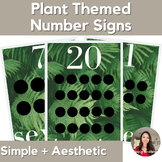 Plant Themed Number Signs