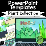Plant Themed PowerPoint Templates & Slides with Succulents