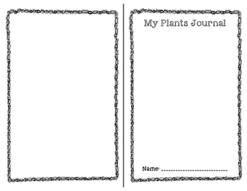 Preview of Plant Unit Journal