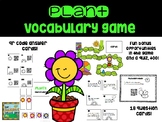 Plant Unit Review and Vocabulary Games