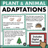 Plant and Animal Adaptations Behavior Survival Science Tas