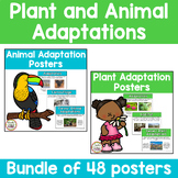 Plant and Animal Adaptations Poster Bundle