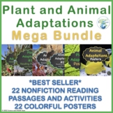 Plant and Animal  Adaptations Reading Comprehension Passag