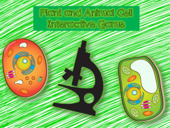 Preview of Plant and Animal Cell Drag and drop Game