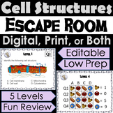 Plant and Animal Cell Organelles Activity: Digital Escape 