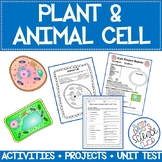 Plant and Animal Cells Activities, Project and Test