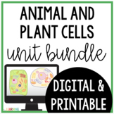 Plant and Animal Cells Lesson, Interactive Notes, Project,
