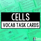 Plant and Animal Cells Vocabulary Task Cards | 5th Grade 6