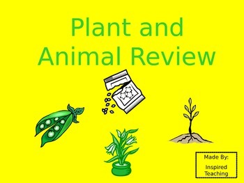 Preview of Plant and Animal Life Cycle Interactive Power Point