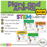 Plant and Animal STEM Challenge Bundle Kindergarten, First