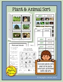 Plant and Animal Sort (real photos sort and cut-&-paste ex