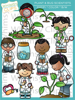 Preview of Plant and Bug Science Clip Art