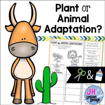 Preview of Plant or Animal Adaptation? Cut and Paste Sorting Activity
