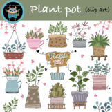 Plant pots (clip art), doodle style