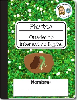 Preview of Plantas Cuaderno Interactivo Digital: Bilingual Plants for Google®