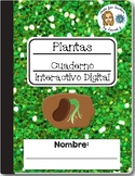 Plantas Cuaderno Interactivo Digital: Bilingual Plants for