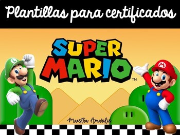 Super Mario Invitaciones