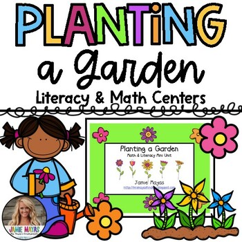 Preview of Plant Literacy and Math Centers for Kindergarten