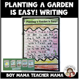 Planting a Garden is Easy Writing Activity