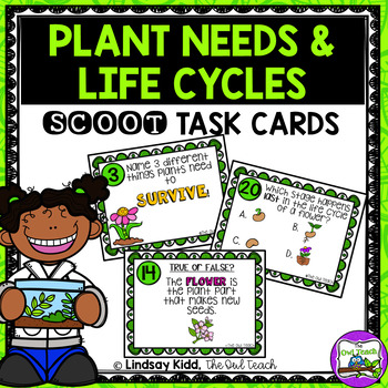Life Cycle Math Task Cards - Classful
