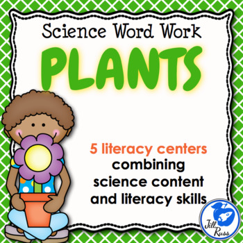 Preview of Plants: 5 Literacy Stations combining Science and Literacy for Big Kids