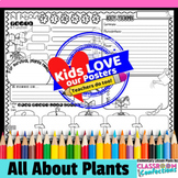 Plants Activity : All About Plants Writing Organizer 3rd 4