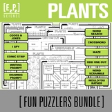 Plants Activity Bundle | Puzzle Challenges and Word Games 