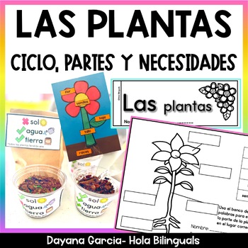 Preview of Plantas ciclo, necesidades, partes Plants (All about plants) {Spanish}