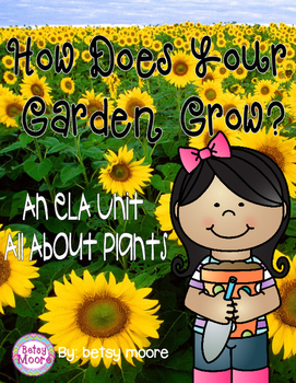 Preview of Plants -An ELA Nonfiction Unit with Interactive Notebook and Emergent Readers