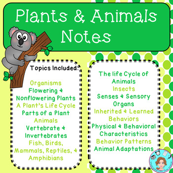 Plants & Animals Bundle – All About Organisms – Upper Elementary – No Prep