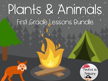 Preview of Plants & Animals First Grade Science Lesson Bundle *NGSS*