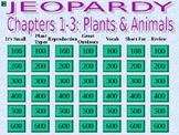 Plants & Animals Jeopardy with Interactive Scoreboard Phot