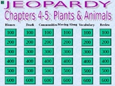 Plants & Animals Jeopardy with Interactive Scoreboard Popu