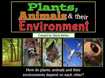 Preview of Plants, Animals and their Environment PowerPoint (Interdependence of Animals)