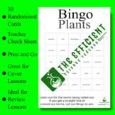Plants Bingo - Great for Review and Cover Lessons