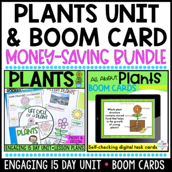 Preview of Plants Complete Unit & BOOM™ Cards BUNDLE