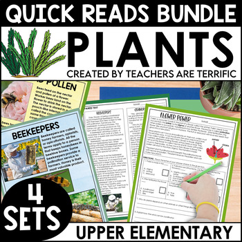 Preview of Plants Daily Quick Read Bundle