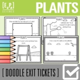 Plants Exit Tickets | Science Exit Slip | Warm-Up | Doodle