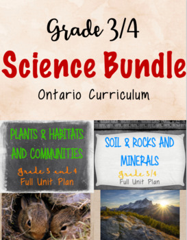 Preview of Plants, Habitats, Soil and Rocks and Minerals 3/4 BUNDLE!