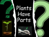 Plants Have Parts .PDF book with activities (secular)